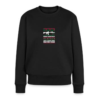 Accessoires de tir à longue distance, Cadeau de Noël - Pull Premium bio Femme - noir - Devant - Julia (174cm)