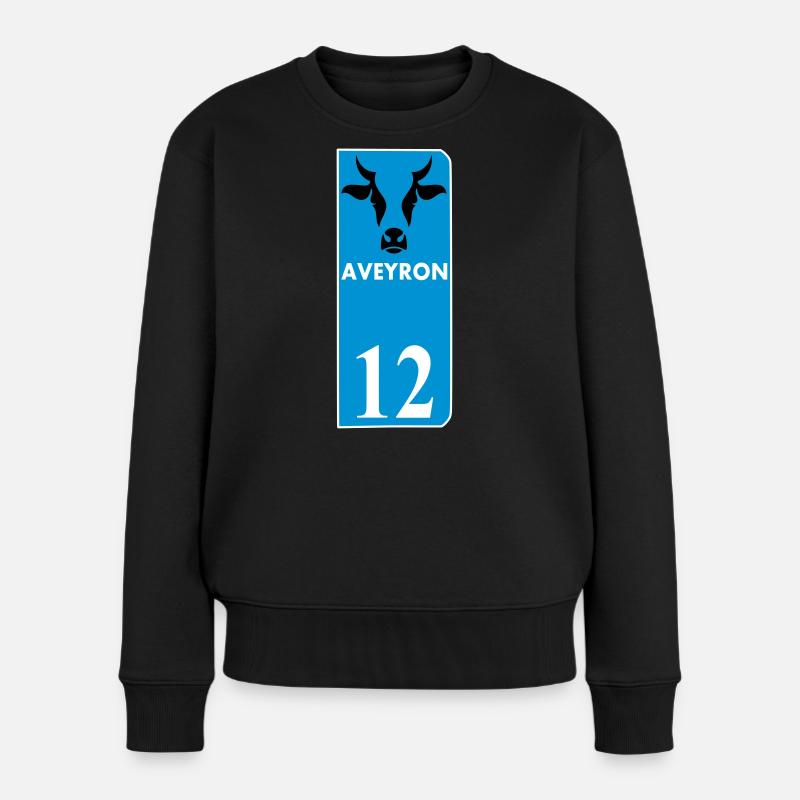 Aveyron - Pull Premium bio Femme - noir