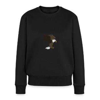 bald eagle - Women's Premium Organic Jumper - black - Front - Julia (174cm)