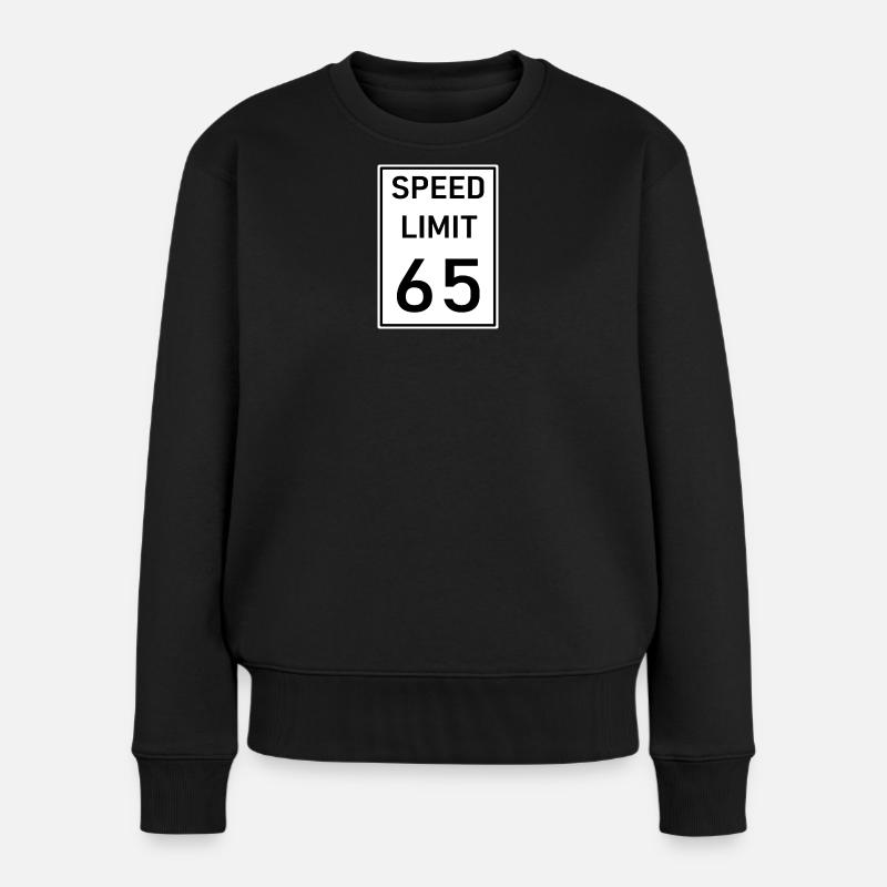 Speed limit - Women's Premium Organic Jumper - black