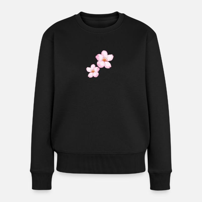 SAKURA - Pull Premium bio Femme - noir