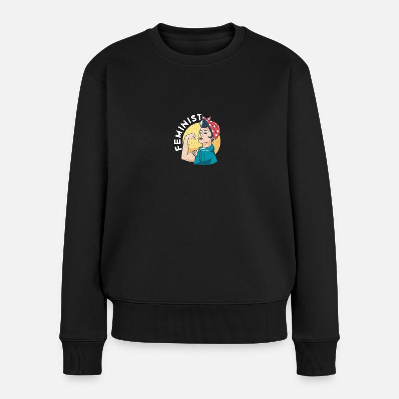 Féminisme Droits des femmes - Pull Premium bio Femme - noir
