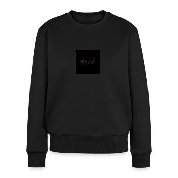 Star - Frauen Premium Bio Pullover - Schwarz - Vorne - Julia (174cm)