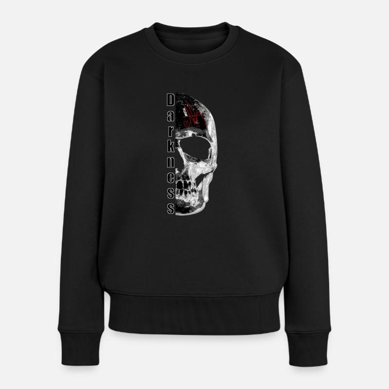darkness - Pull Premium bio Femme - noir