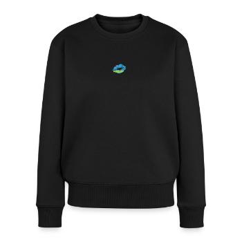 Aruba Flagge Land Einheimische Vorfahren Stolz Frauen - Frauen Premium Bio Pullover - Schwarz - Vorne - Julia (174cm)