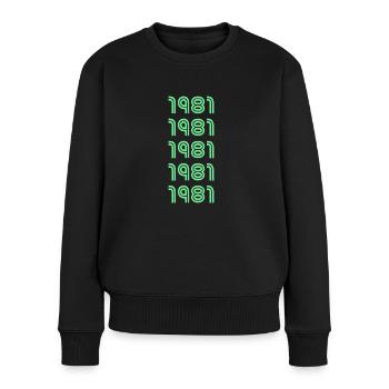 Style 1981 - Women's Premium Organic Jumper - black - Front - Julia (174cm)