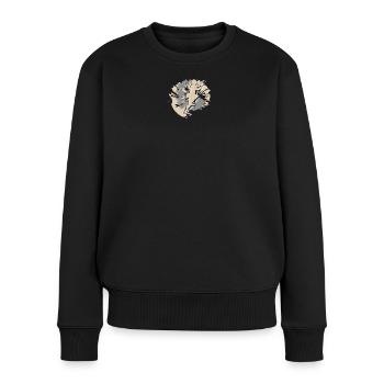 Valentine's Day climbing for men - Women's Premium Organic Jumper - black - Front - Julia (174cm)