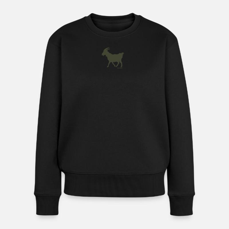 Bouc émissaire olivier - Pull Premium bio Femme - noir