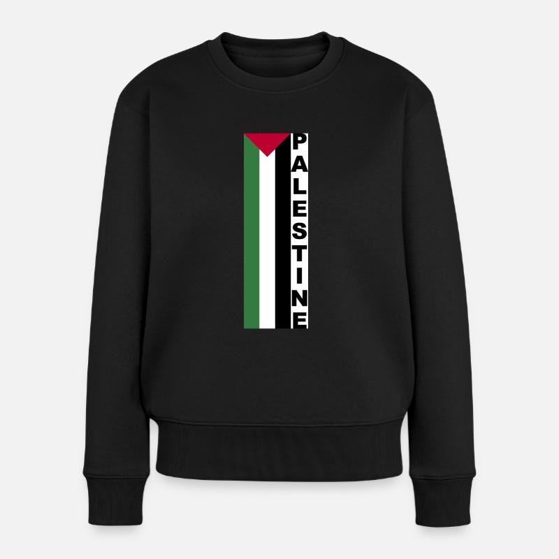 Palestine - Pull Premium bio Femme - noir