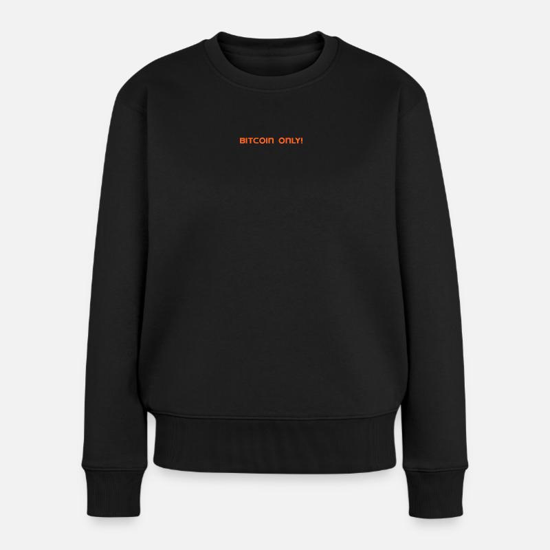 Bitcoin uniquement ! - Pull Premium bio Femme - noir