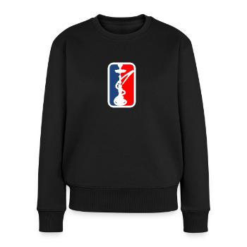 shisha - Frauen Premium Bio Pullover - Schwarz - Vorne - Julia (174cm)
