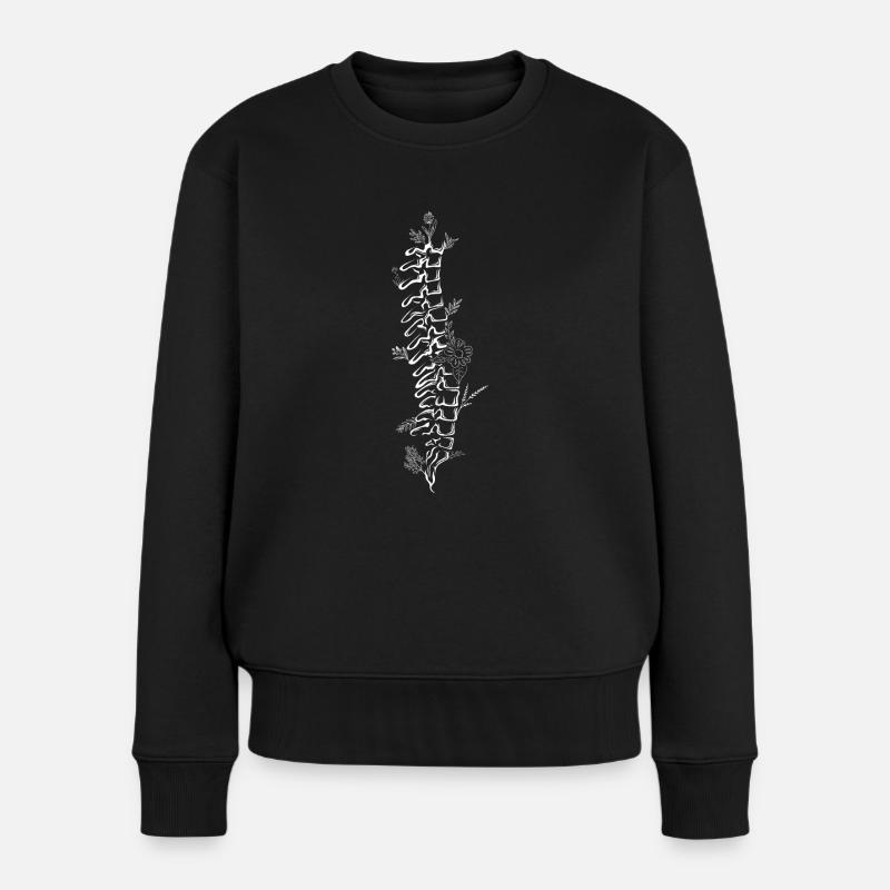 Physiotherapie Physiotherapeut Chiropraktik Chiro - Frauen Premium Bio Pullover - Schwarz