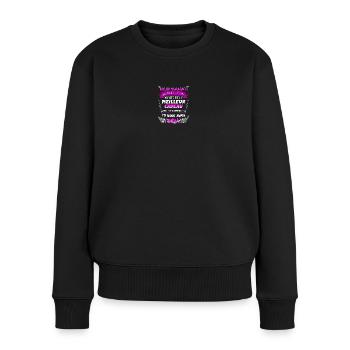 Belle-Maman le meilleur cadeau des enfants - Pull Premium bio Femme - noir - Devant - Julia (174cm)