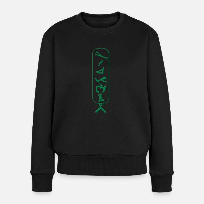 coverstone stargate - Frauen Premium Bio Pullover - Schwarz