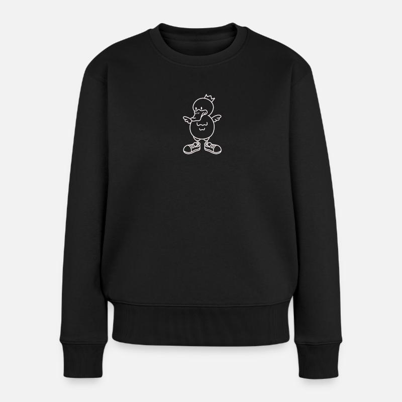 Anti-Zoo One White - Frauen Premium Bio Pullover - Schwarz