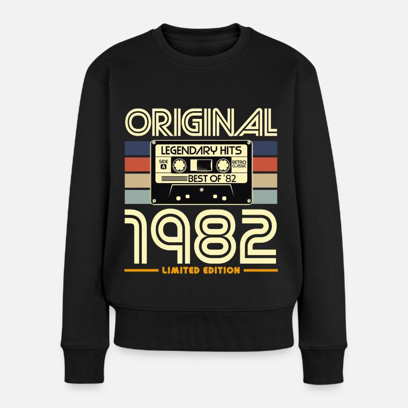 Originale limitierte Edition von 1982 - Frauen Premium Bio Pullover - Schwarz
