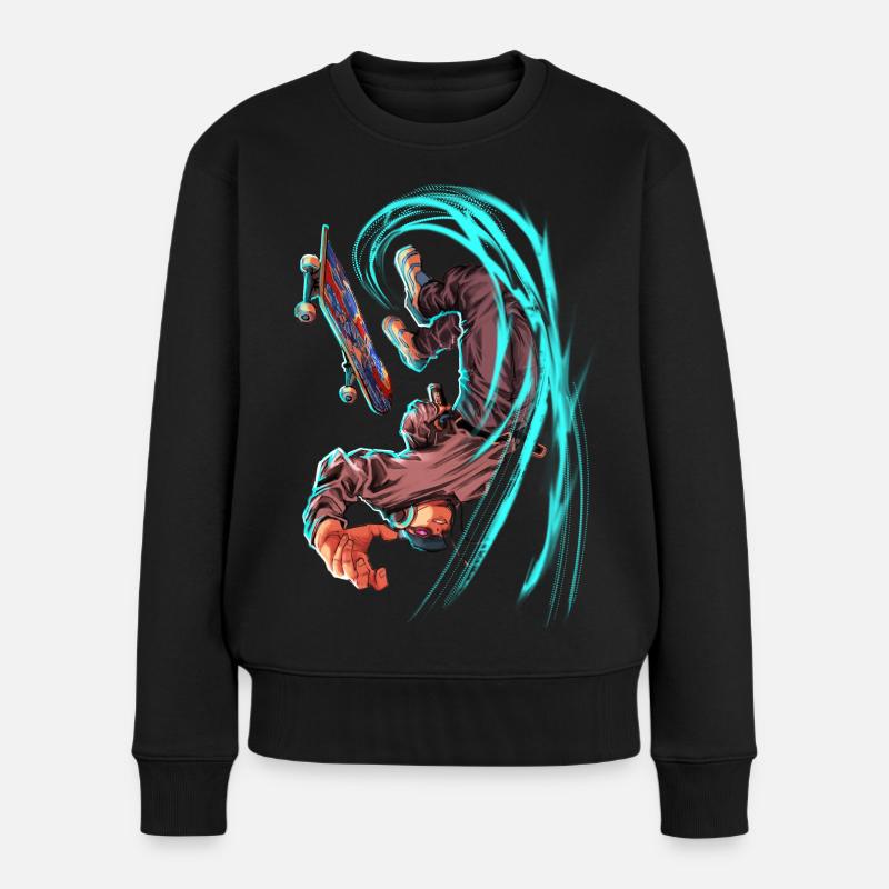 Pro skater - Pull Premium bio Femme - noir
