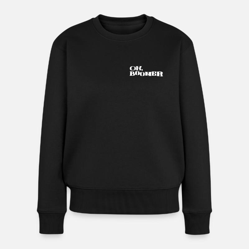 Boomer - Pull Premium bio Femme - noir