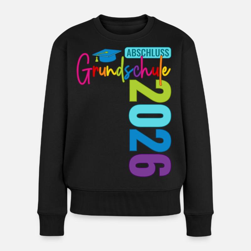 Grundschule Abschluss 2026 - Frauen Premium Bio Pullover - Schwarz