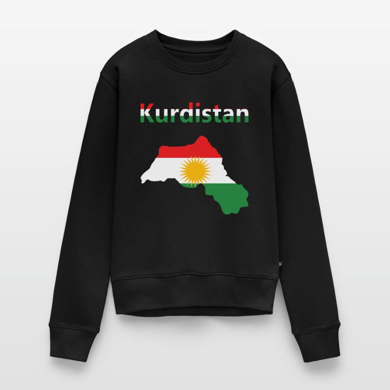 Kurdistan Flagge Bakur Bashur Rojava Rojhlt Newroz Frauen Premium Bio Pullover