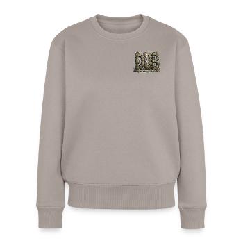 Dub Reggae - Frauen Premium Bio Pullover - Taupe - Vorne - Julia (174cm)