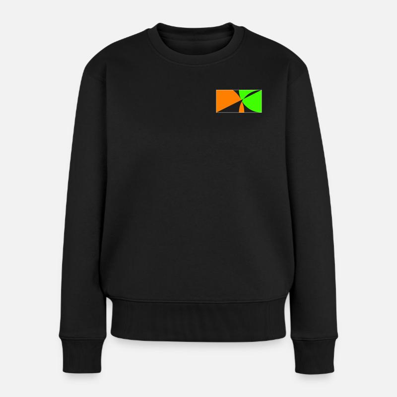 Am Ball bleiben! - Frauen Premium Bio Pullover - Schwarz