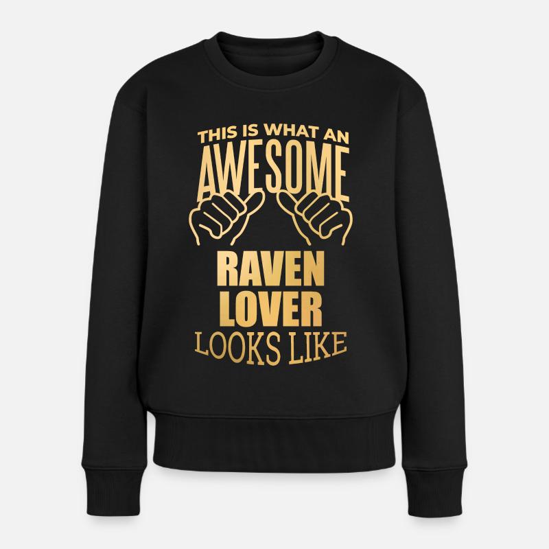 Rabe - Frauen Premium Bio Pullover - Schwarz