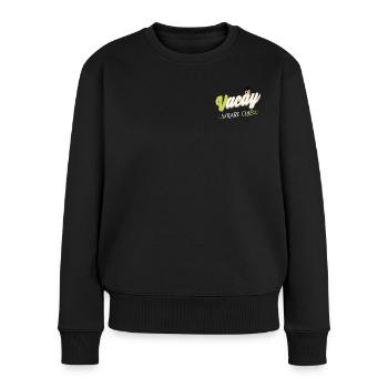 Vacay Solare Club N.D 82 - Women's Premium Organic Jumper - black - Front - Julia (174cm)