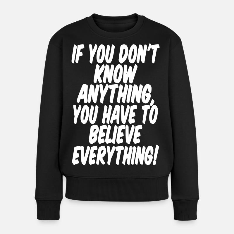 Knowledge - The 5th Element of Hip-Hop - Frauen Premium Bio Pullover - Schwarz