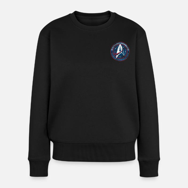 Star Trek Discovery Emblème Starfleet petit - Pull Premium bio Femme - noir
