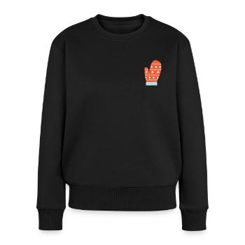 Jolly Élément de Noël - Pull Premium bio Femme - noir - Devant - Julia (174cm)