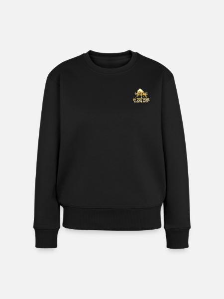 in der Ruhe liegt die Kraft - Frauen Premium Bio Pullover - Schwarz