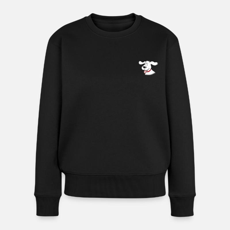 TKKG Gabys Hund Oskar - Frauen Premium Bio Pullover - Schwarz