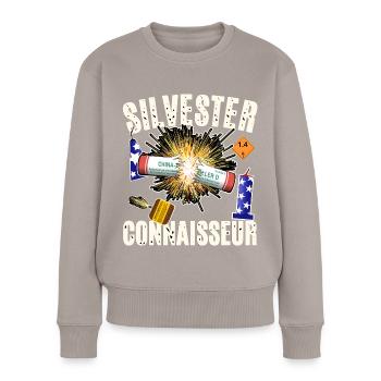 Pyro Connoisseur - Women's Premium Organic Jumper - taupe - Front - Julia (174cm)