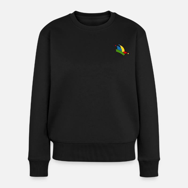 Narrenkappe - Frauen Premium Bio Pullover - Schwarz