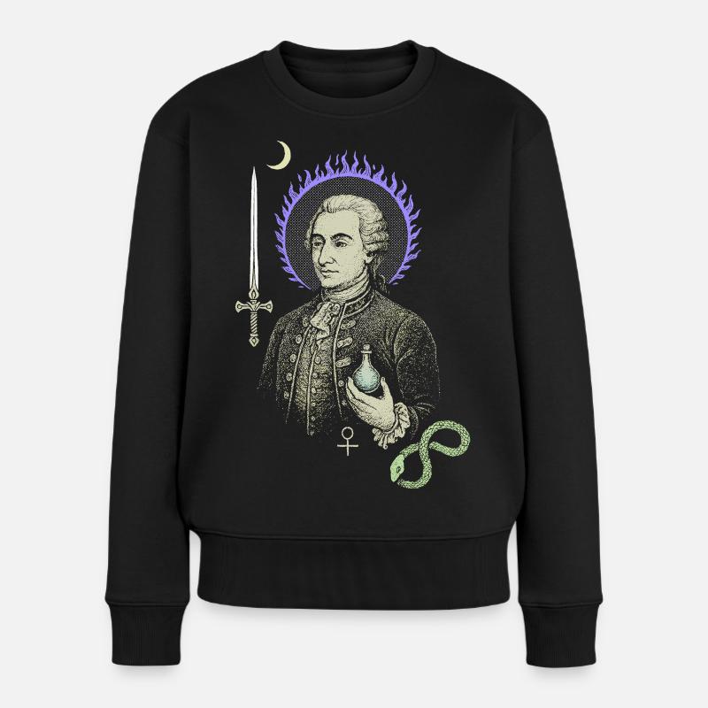 Saint-Germain - Pull Premium bio Femme - noir