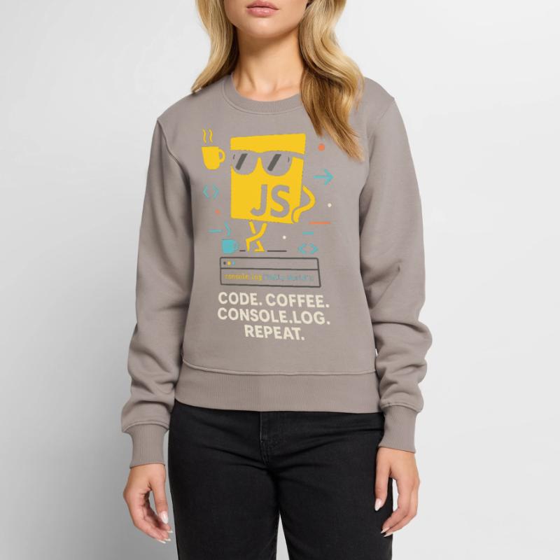 Code Coffee Console.log Répéter le programme JavaScript Pull Premium bio Femme