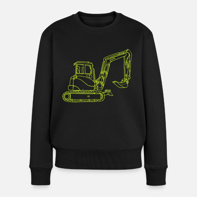 Pelleteuse - Pull Premium bio Femme - noir
