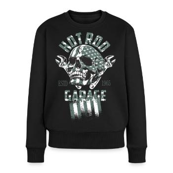Hot Rod Garage - Pull Premium bio Femme - noir - Devant - Julia (174cm)