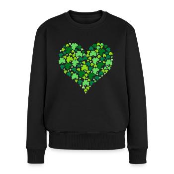 Ireland - Women's Premium Organic Jumper - black - Front - Julia (174cm)