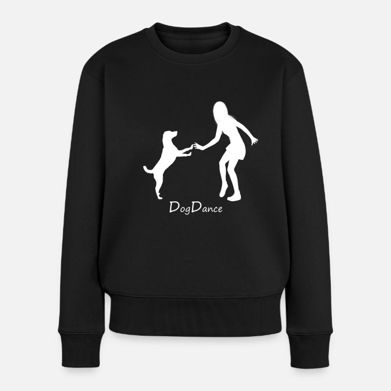 Shirt Dogdance - Frauen Premium Bio Pullover - Schwarz