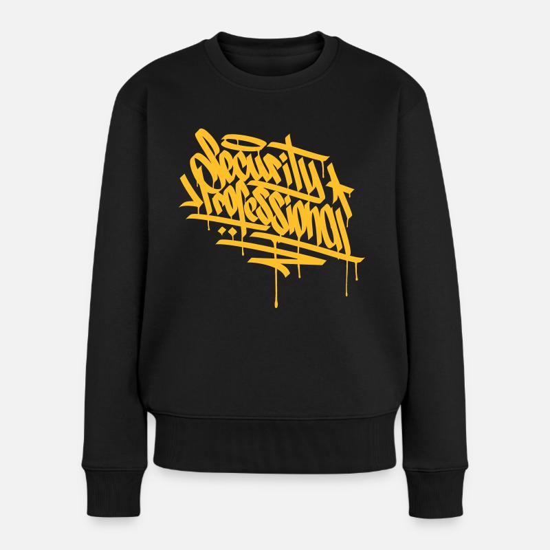 TAG HACKER GRAFFITI - EXPERT CYBER SAFETY - Pull Premium bio Femme - noir
