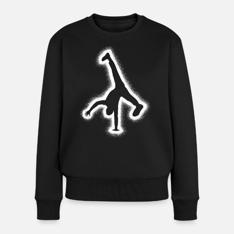 Breakdance Breakdancers Danse Enfants Breakdancers - Pull Premium bio Femme - noir