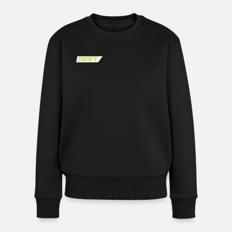 Drift Green - Frauen Premium Bio Pullover - Schwarz