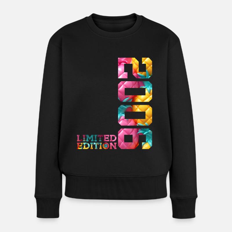 20. GEBURTSTAG LIMITED EDITION 2006 - Frauen Premium Bio Pullover - Schwarz