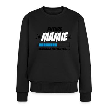 future mamie - Pull Premium bio Femme - noir - Devant - Julia (174cm)