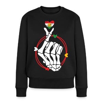 Kurdistan Flag,Kurdistan,Syria,Iraq,Iran,Flag - Women's Premium Organic Jumper - black - Front - Julia (174cm)