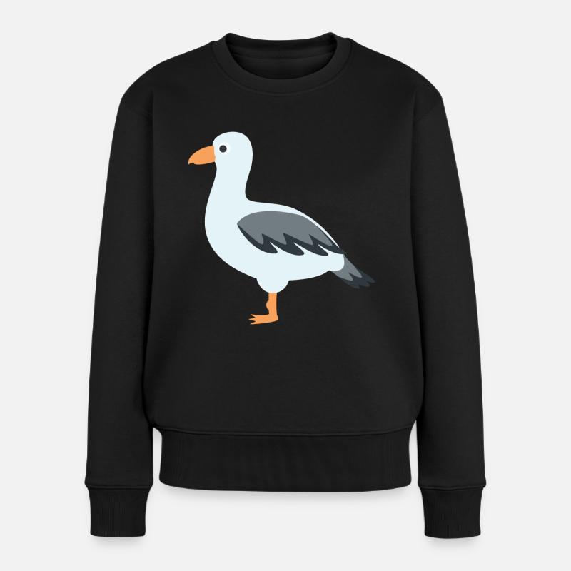mouette - Pull Premium bio Femme - noir