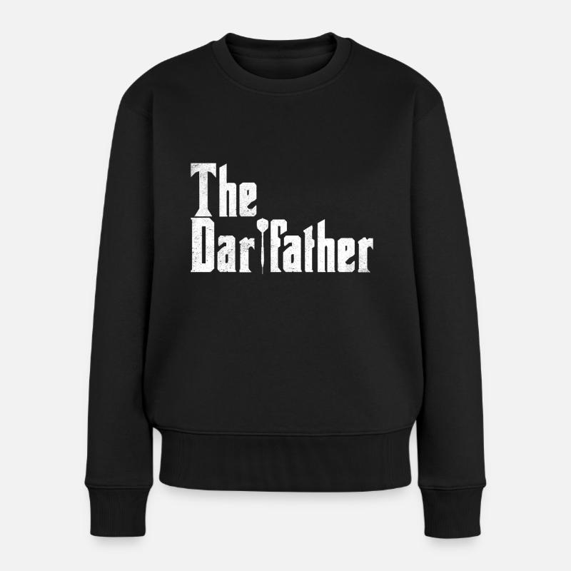 The Dartfather - Le Père Des Fléchettes - Pull Premium bio Femme - noir