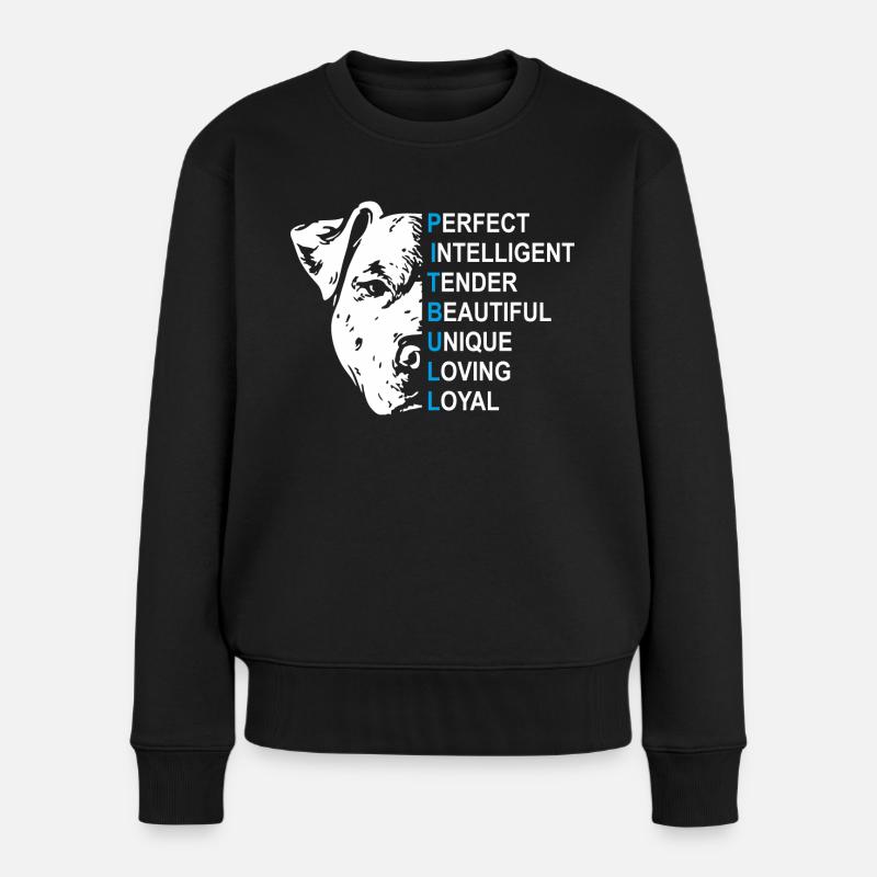 Pitbull - Frauen Premium Bio Pullover - Schwarz